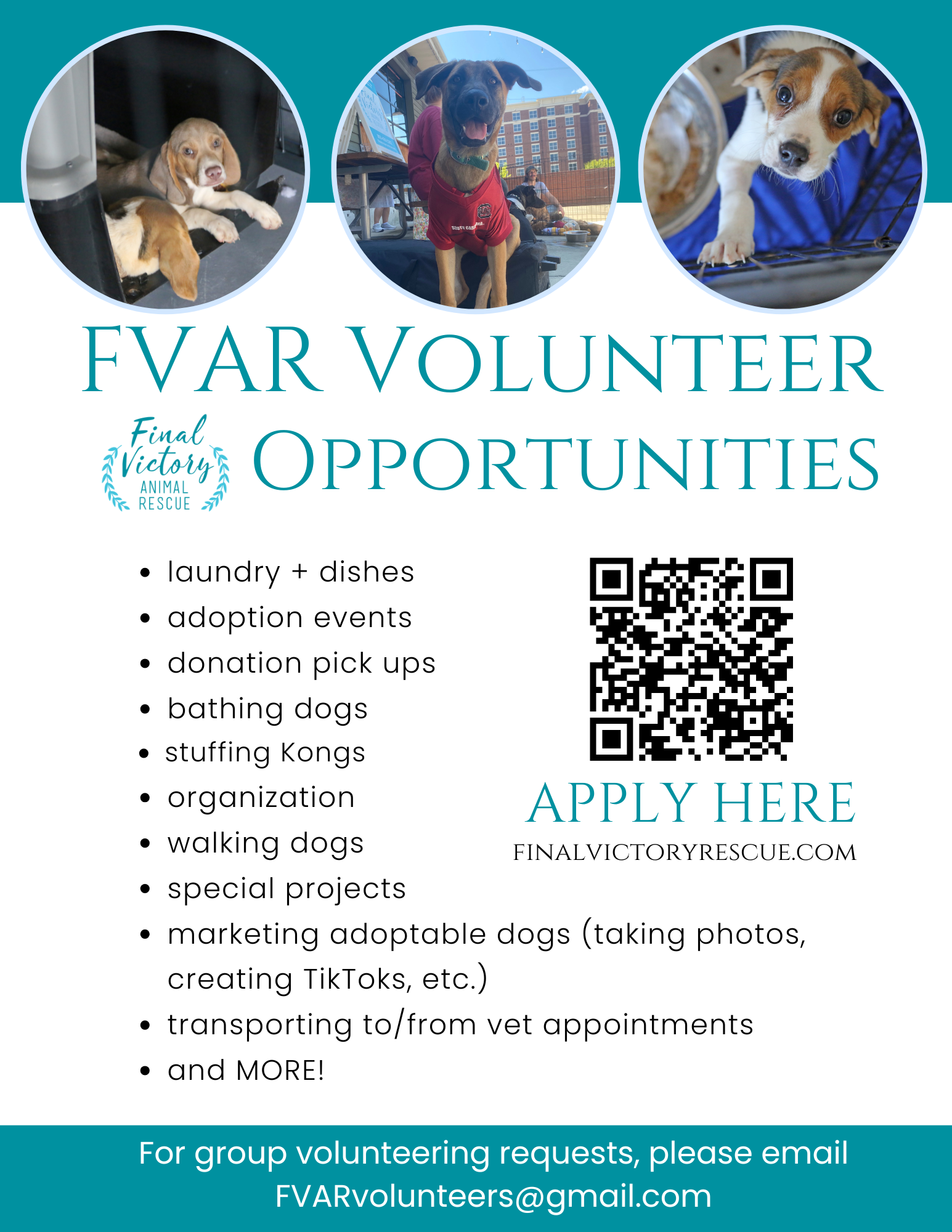 FVAR Volunteer Opportunities 8.2025